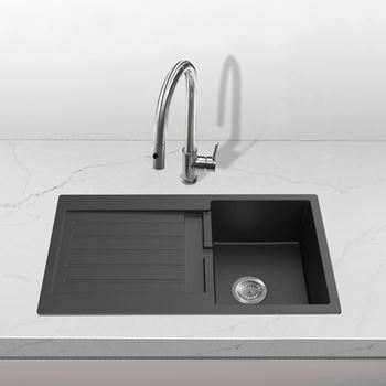 Agora Groove 1500mm Fluted Left Corner Freestanding Bath, Matte White