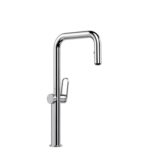 Agora Groove 1500mm Fluted Left Corner Freestanding Bath, Matte White